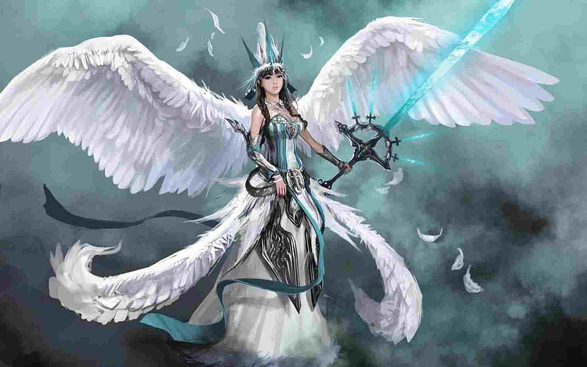 anime guardian angel drawings