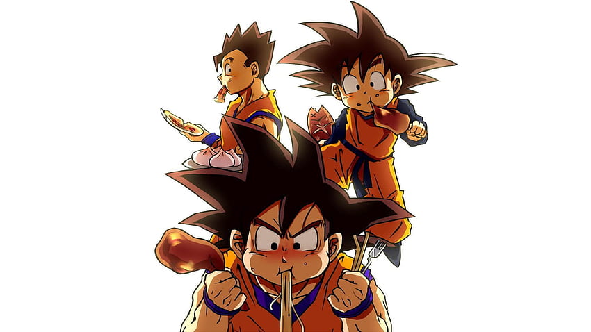 San Goku, Gohan, and Gotenks , Dragon Ball Z, anime HD wallpaper