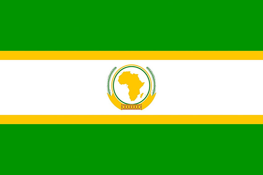African Union Flag Stripes HD wallpaper