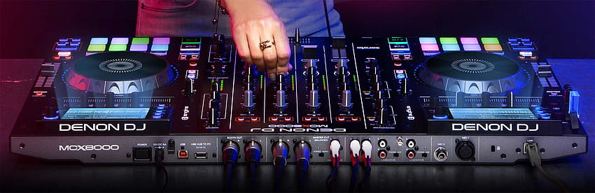 MCX8000. Kontroler Serato DJ, cyfrowe gramofony DJ Tapeta HD