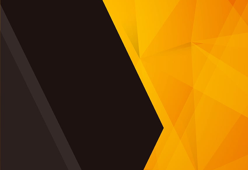 Gelber geometrischer Farbverlauf schwarzer Hintergrund di 2020 HD-Hintergrundbild