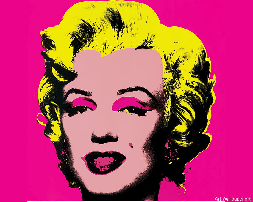 Andy Warhol, arte pop de Marilyn Monroe fondo de pantalla
