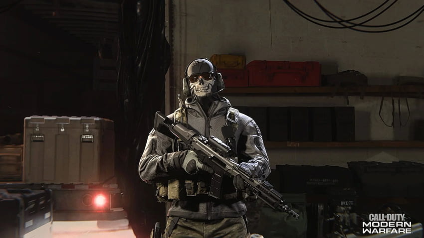Le lot d'urgence Ghost Pack comprend des objets emblématiques pour l'opérateur SAS, y compris le skin « Classic Ghost », Simon Ghost Riley. Fond d'écran HD