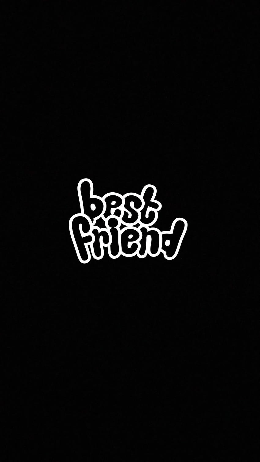 Friends forever, Bff, amigas, amoled, best friend, bestie, black, dark,  friend, HD phone wallpaper