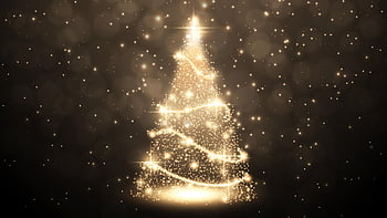 Christmas tree with black background HD wallpapers | Pxfuel