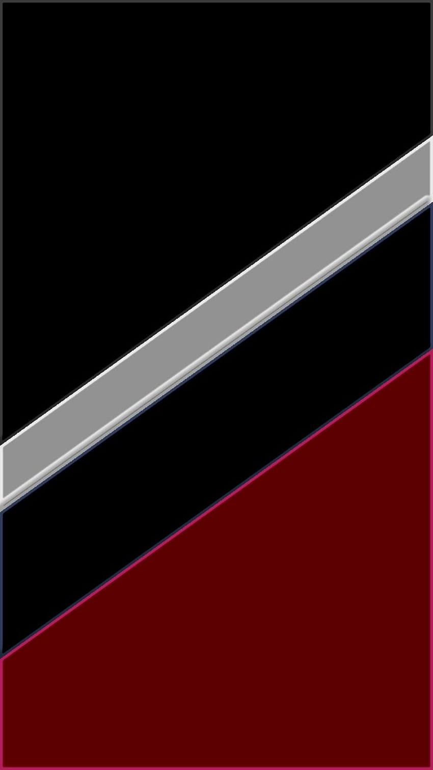 Astratto nero e rosso nel 2021. Astratto, telefono, Android, nero e rosso metallizzato Sfondo del telefono HD