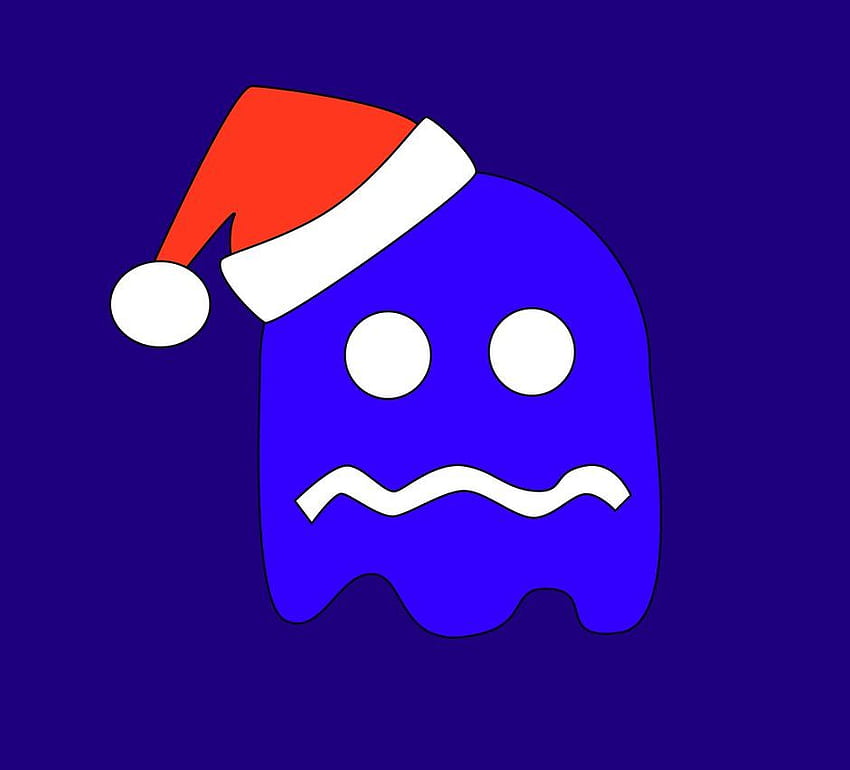 Pac Man Blue Ghost, Pacman Ghost HD wallpaper