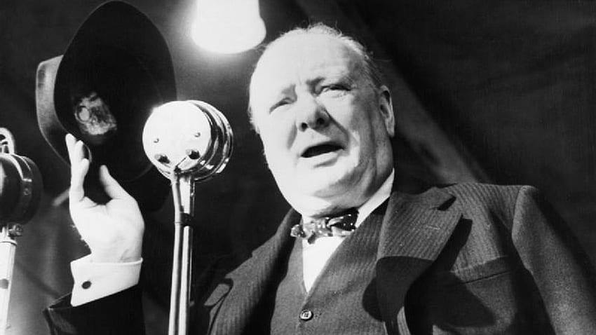 Artikel - Rede von Winston Churchill - HD-Hintergrundbild