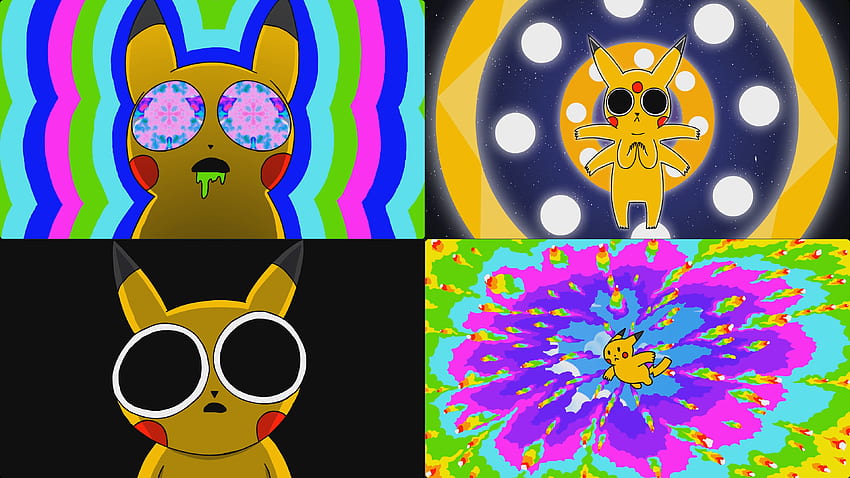 My from the Pikachu on Acid Video Link in description, Pikachu and Friends Fond d'écran HD