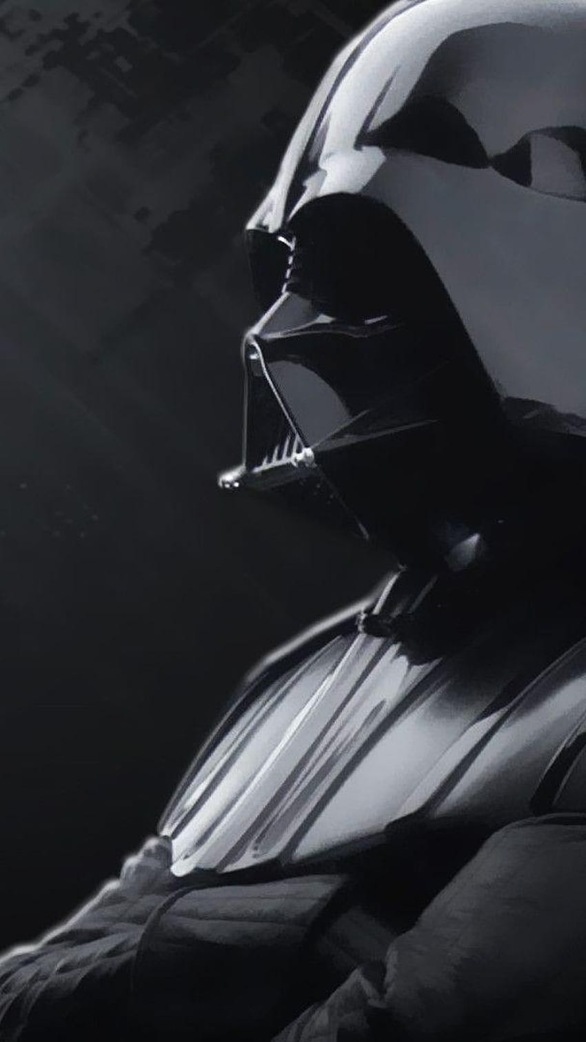 Darth Vader, Grey, Dark Black, Background HD phone wallpaper