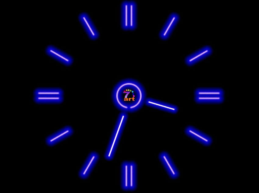 for Windows 7. Enliven your room with bright neon colors of this cute Fluorescent. Clock screensaver, Clock , Moving HD wallpaper