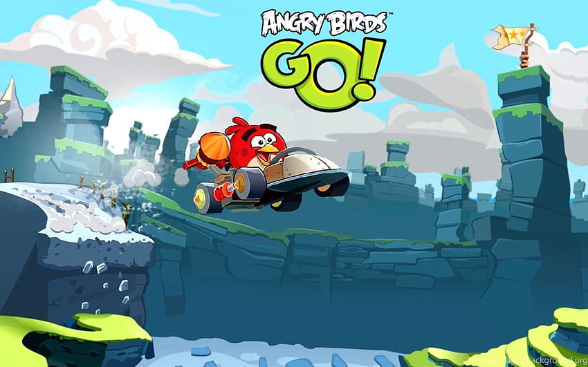 Angry Birds Go New Background HD wallpaper