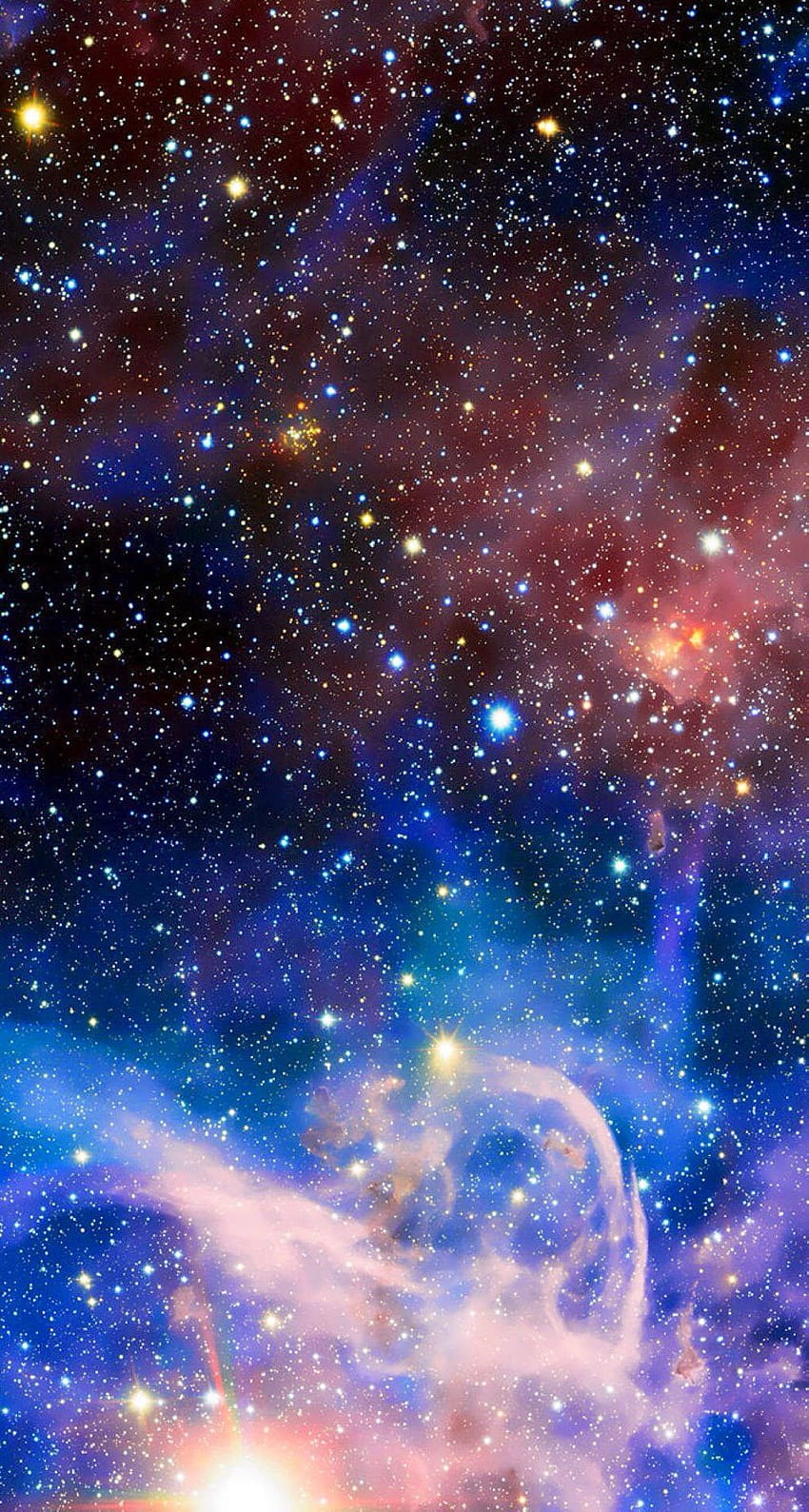galaxy stars iphone wallpaper