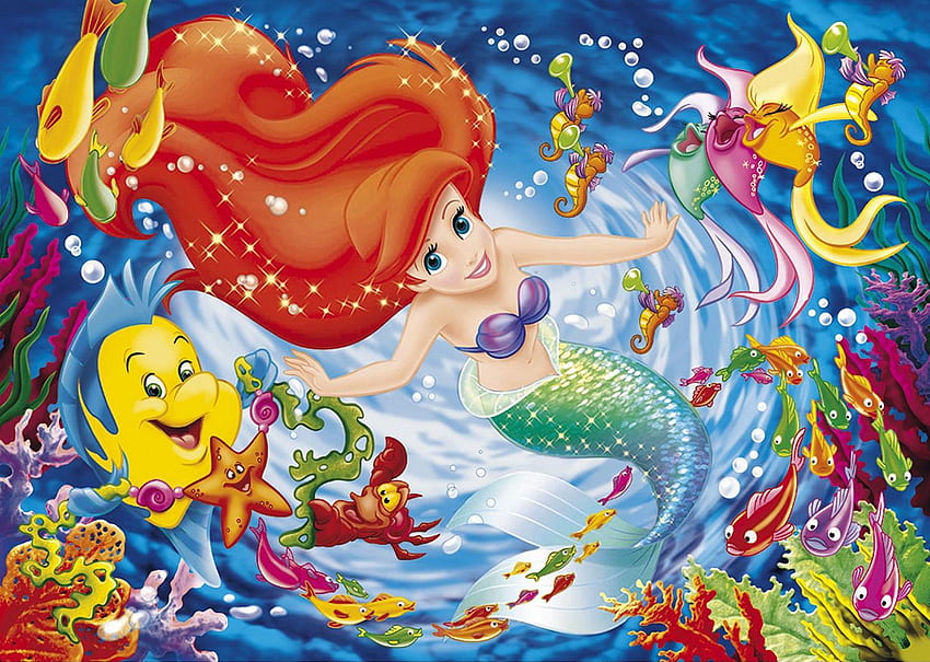 Disney Little Mermaid, Barbie Mermaid HD wallpaper