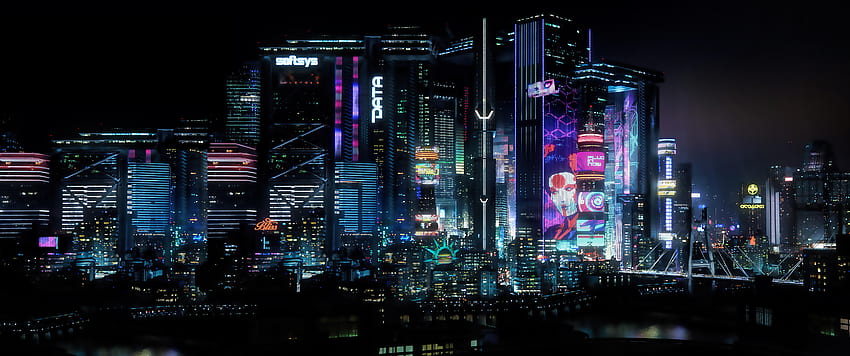 3440x1440 Cyberpunk Neon Girl Digital Art UltraWide Quad HD 1440P