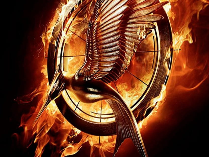 Hunger Games, Symbol, Fire, Catching, Hunger, Games HD wallpaper