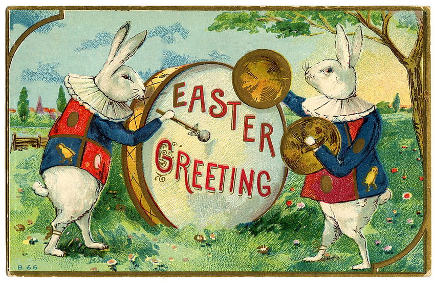 Coniglietto di Pasqua - Aggiornato! - La fata della grafica, coniglietto pasquale vintage Sfondo HD