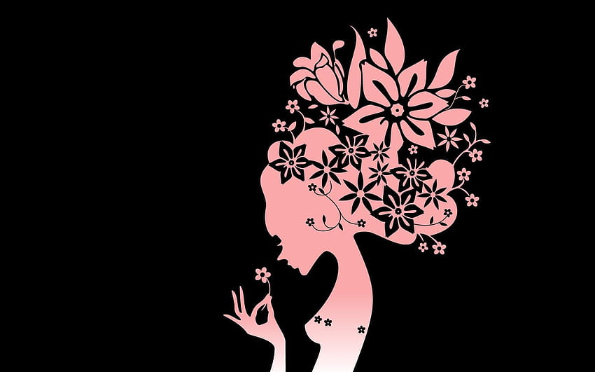Girly Abstract Background Group 1920×1080 Girly Abstract Background (32 ). Adorable Wallpap. Pink and black , Abstract girl, Girl , Black Girly HD wallpaper
