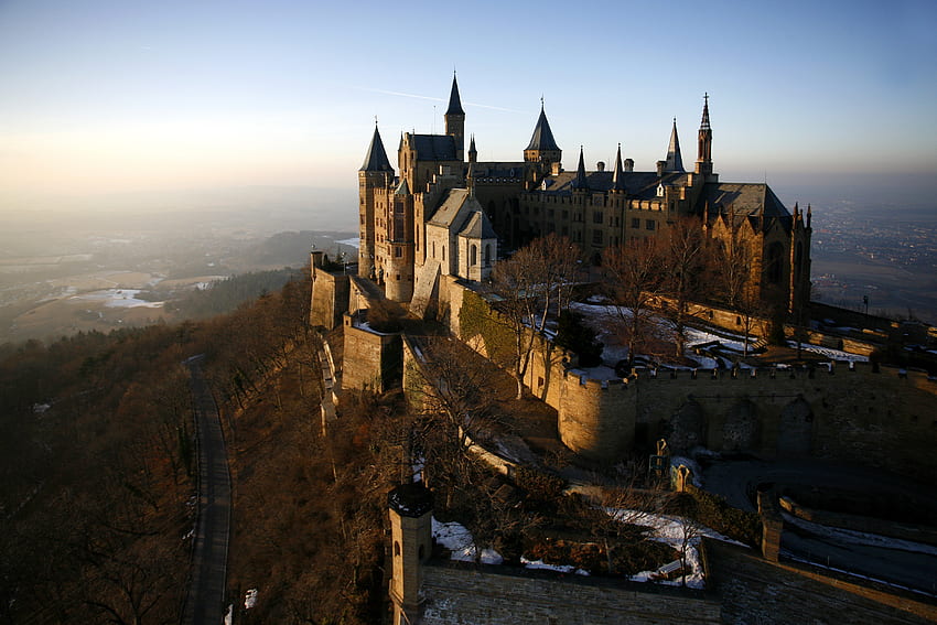 Kastil Hohenzollern, Stuttgart, Arsitektur, Jerman, Burg Wallpaper HD