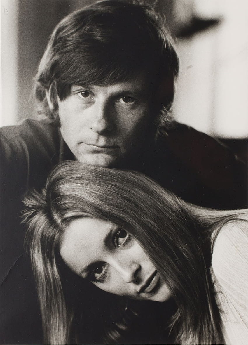 Peter Bruchmann. Roman Polanski y Sharon Tate (alrededor de 1960) fondo de pantalla del teléfono