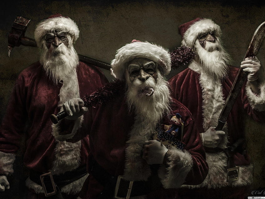 Злите Дядо Коледа, Зомби Дядо Коледа HD тапет
