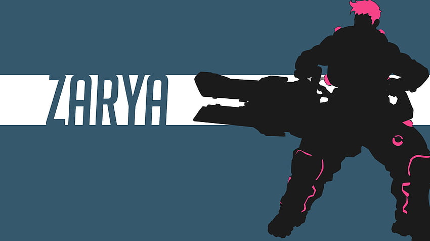 Overwatch Minimalis Zarya - - - Tip Wallpaper HD