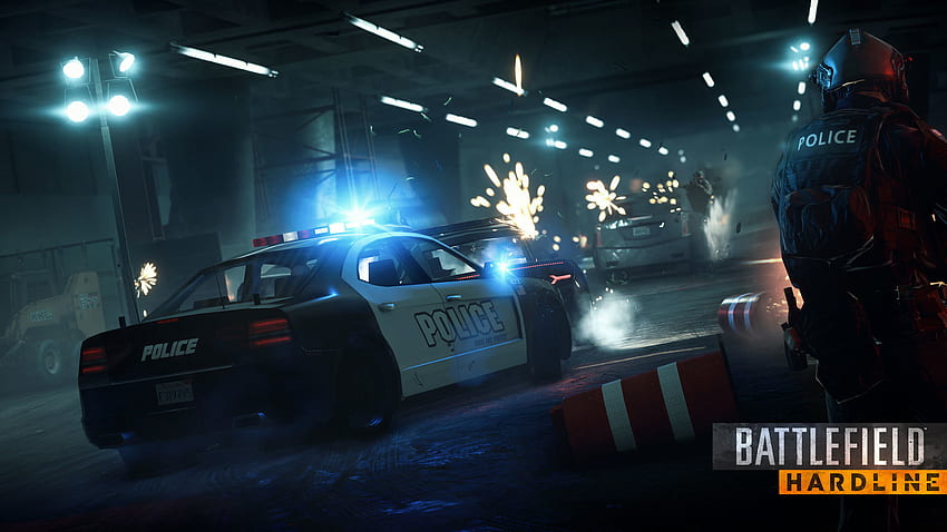 Battlefield Hardline - Police Car HD wallpaper