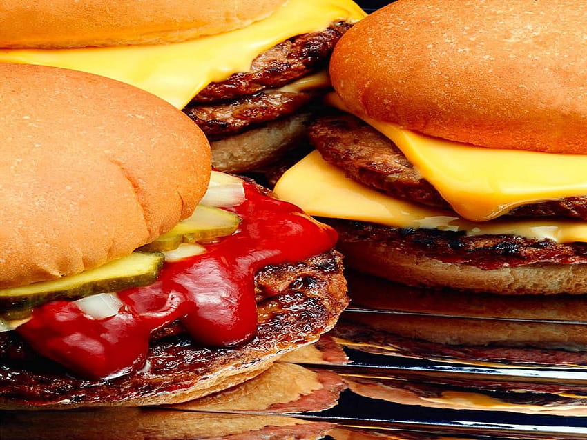 Hamburgers - Fast Food, Junk Food HD wallpaper