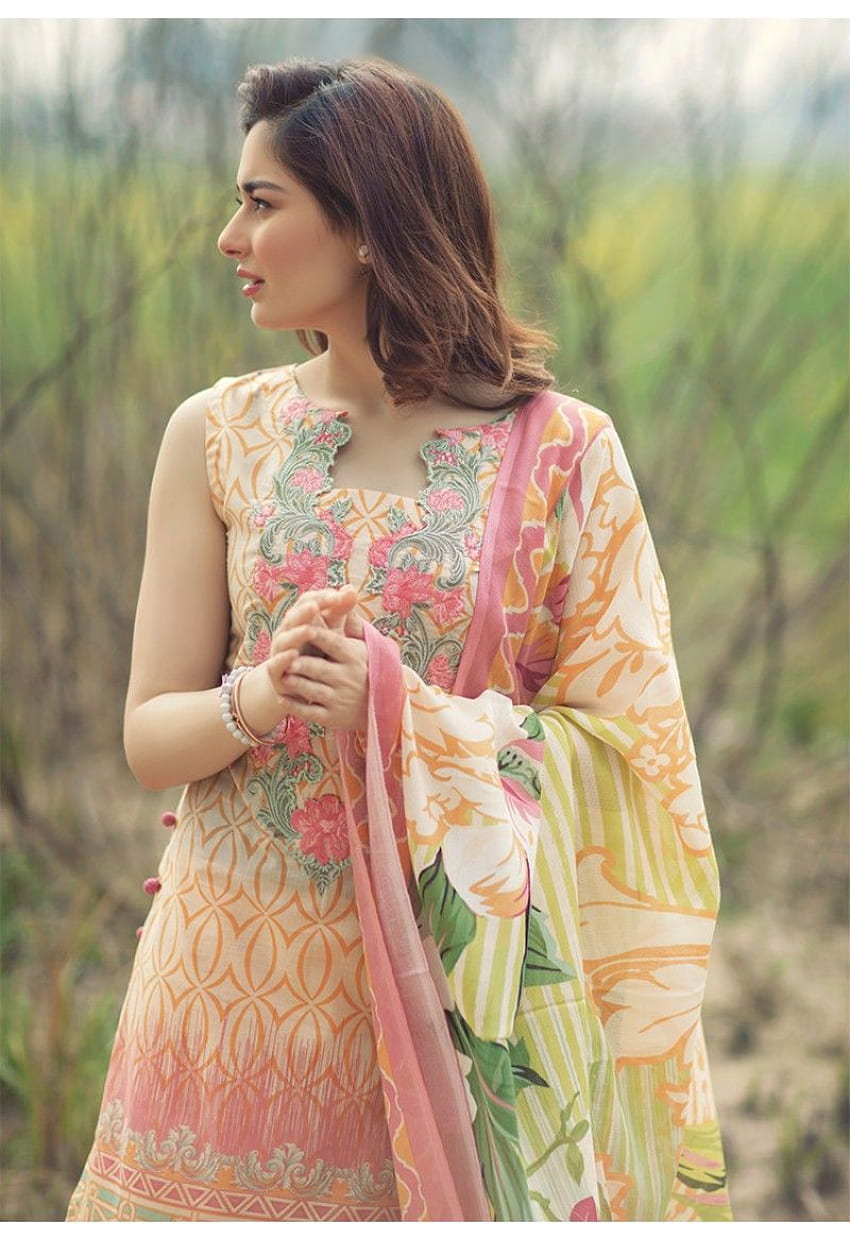 Hania Amir's Latest Shoot For Firdous Lawn Collection 2017 HD phone wallpaper