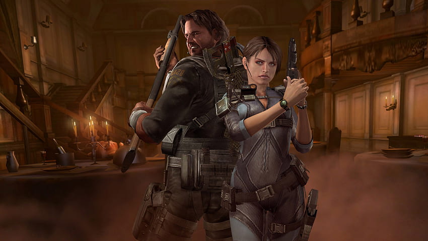 Jill Valentine Chris Redfield Resident Evil Revelati HD wallpaper