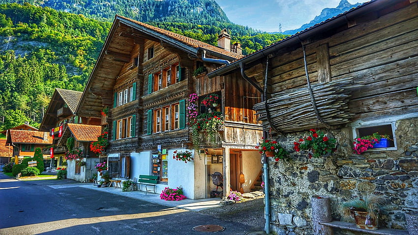 Los 3 mejores lugares para visitar en el lago de Brienz, Suiza fondo de pantalla