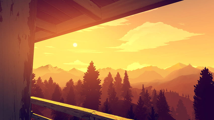 Firewatch Is A First Person Single Player Mystery Set In, Mysterious Landscape HD wallpaper