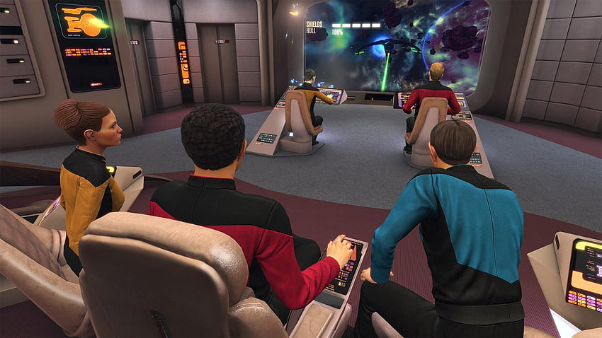 Star Trek: The Next Generation's Enterprise chega à realidade virtual (atualização), Star Trek Enterprise Bridge papel de parede HD