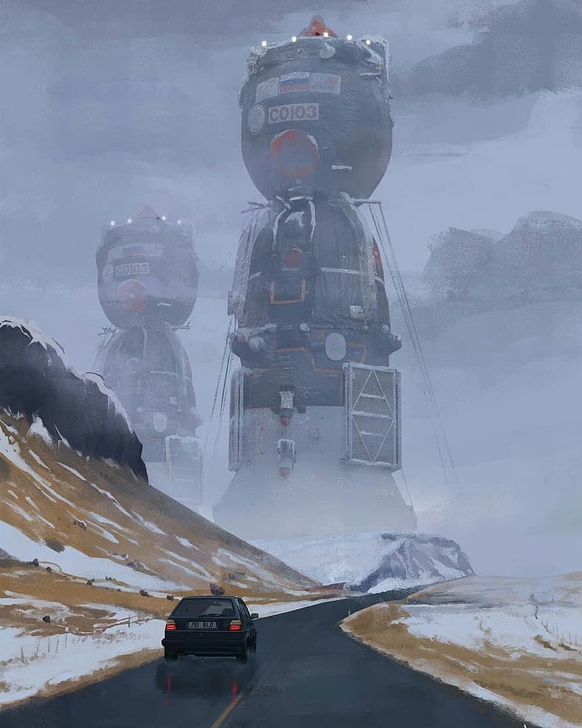 Art by Simon Stålenhag. Science fiction artwork, Environment concept ...