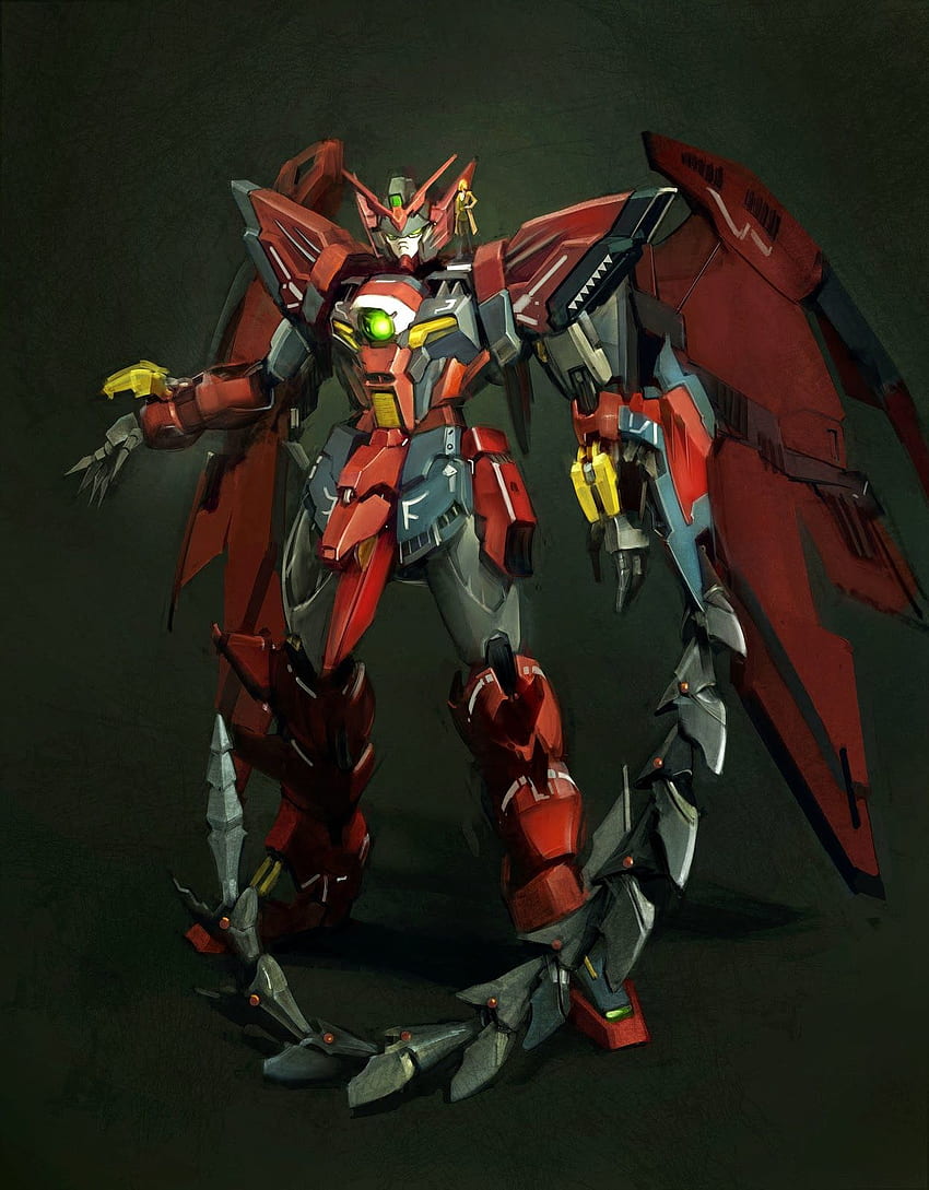 Poster grafico generato dal computer Gundam Epyon - Notizie e recensioni della collezione di kit Gundam Sfondo del telefono HD