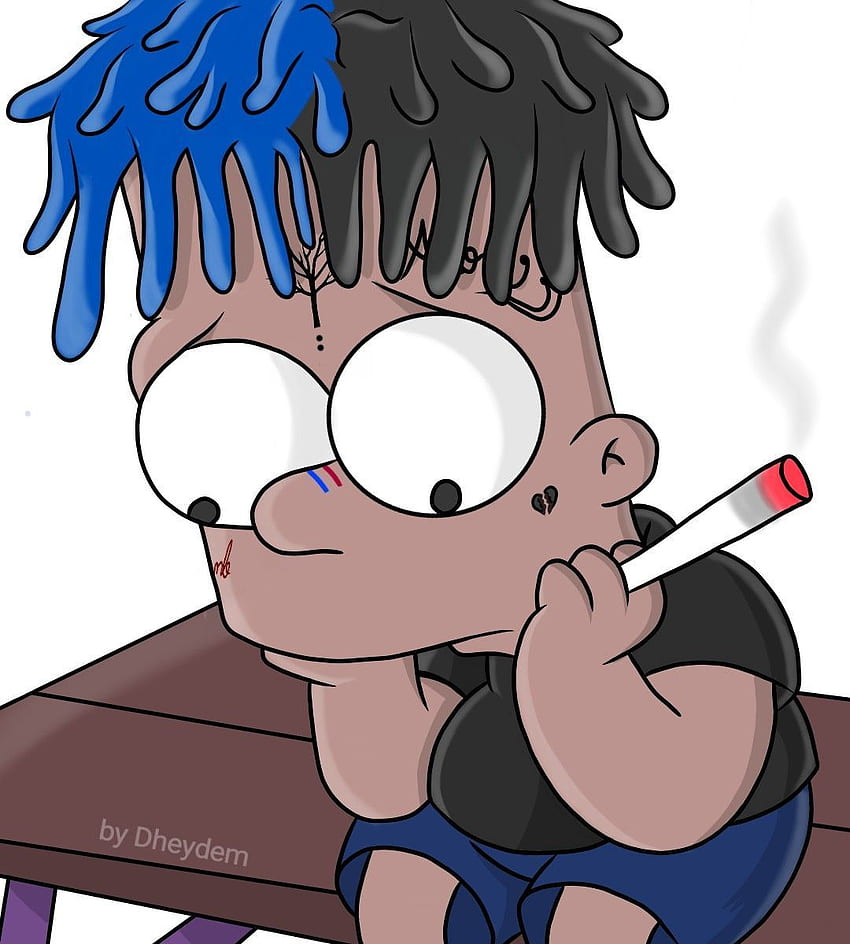 Como Desenhar o Bart Simpson Igual ao Rapper XXXTentacion 