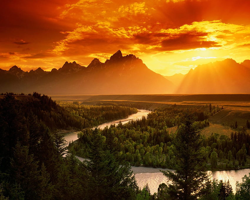 In : 10 Beautiful Destinations, One Step Removed, River Sunrise HD wallpaper  | Pxfuel