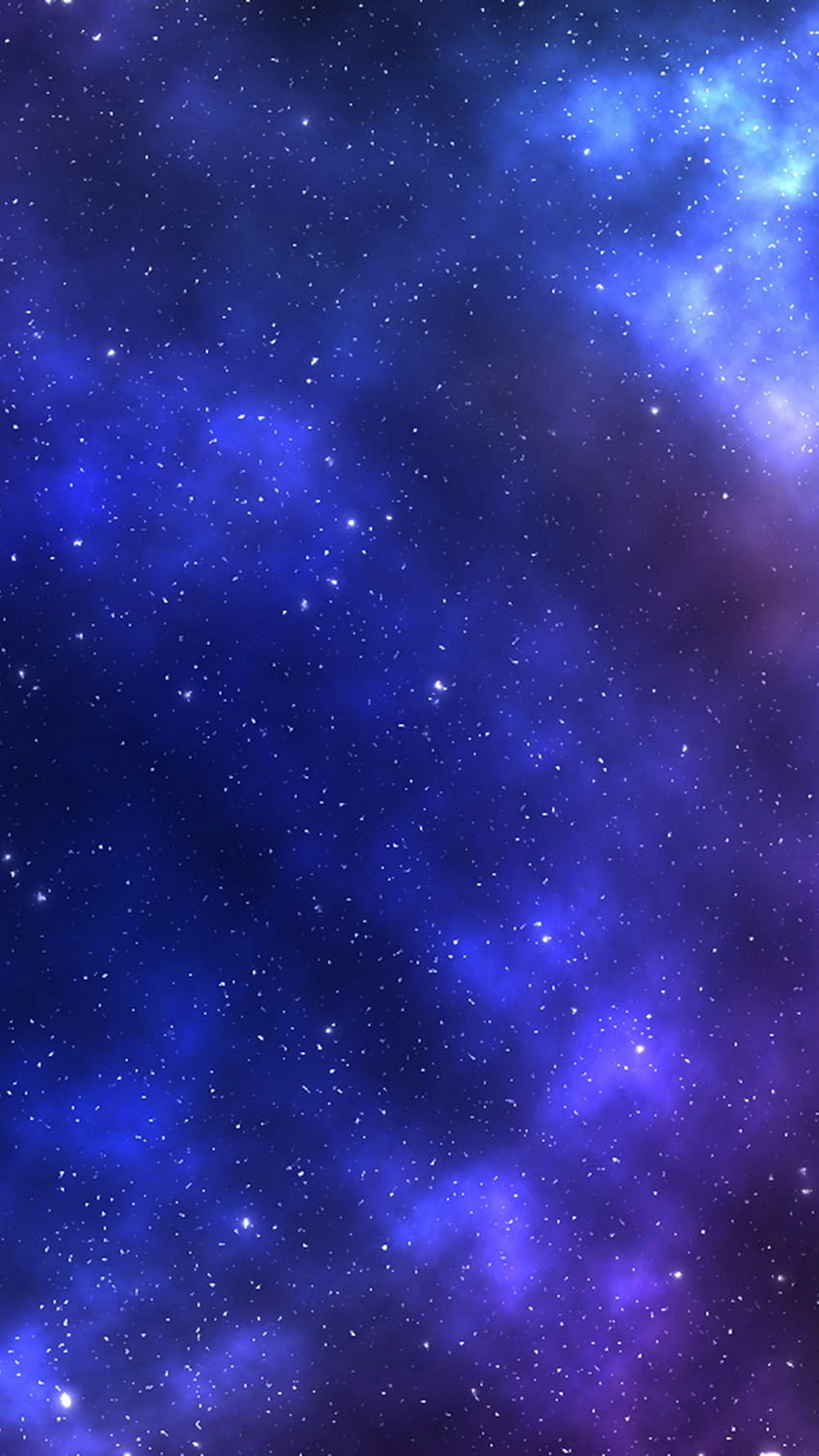Sternhintergrund, blaue Galaxie HD-Handy-Hintergrundbild