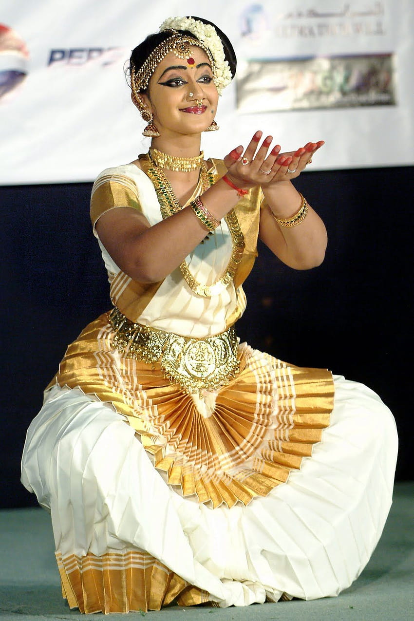 indyjski taniec klasyczny Mohiniyattam Tapeta na telefon HD