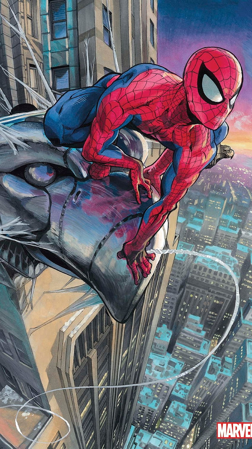 Spiderman Cómic, Cómic Hombre araña, Dibujos animados fondo de pantalla del teléfono