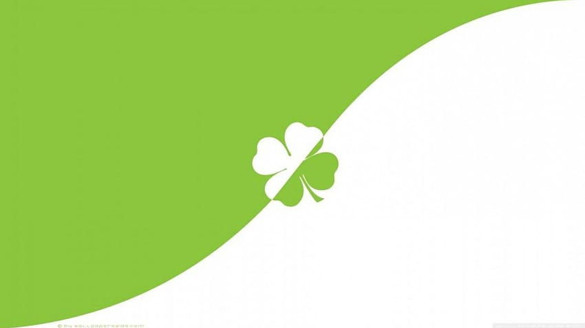 Trevo da sorte, sorte, trevo, , 3D e CG, irlandês, plano de fundo, dia de São Patrício, abstrato, verde, , Irlanda papel de parede HD