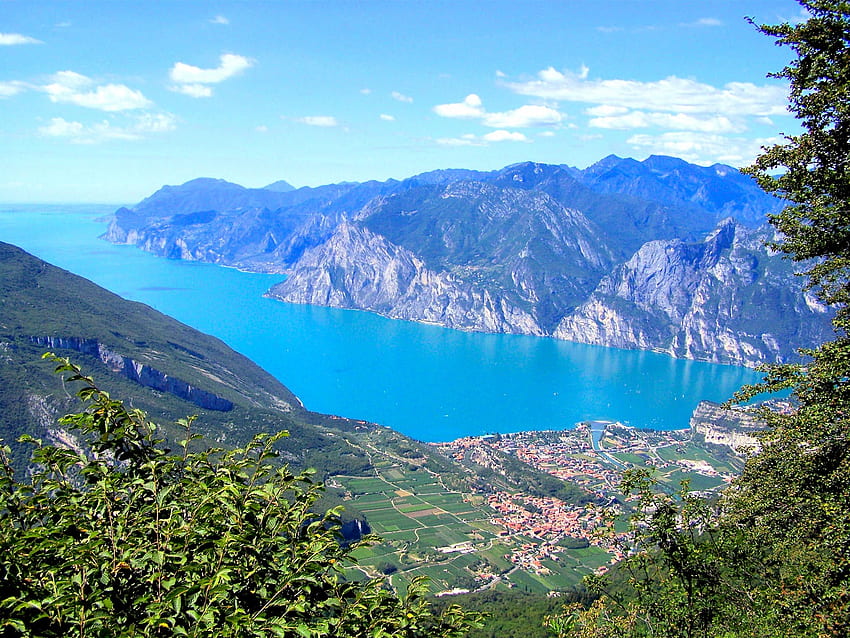 Lac de garde Italie, Italie du Nord Fond d'écran HD