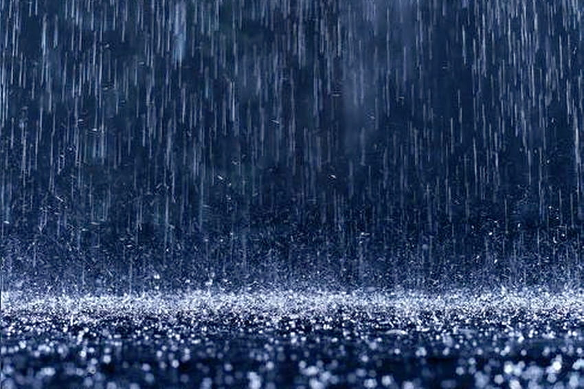 Deszczowy, padający deszcz Tapeta HD
