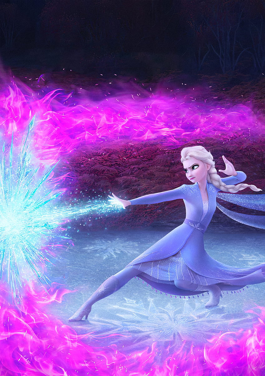 Elsa dans Frozen 2, film Disney, 2019 Fond d'écran de téléphone HD