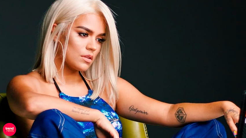 Anuel AAs Karol G tattoo knew he would marry her  G tattoo Celebrities  Poses