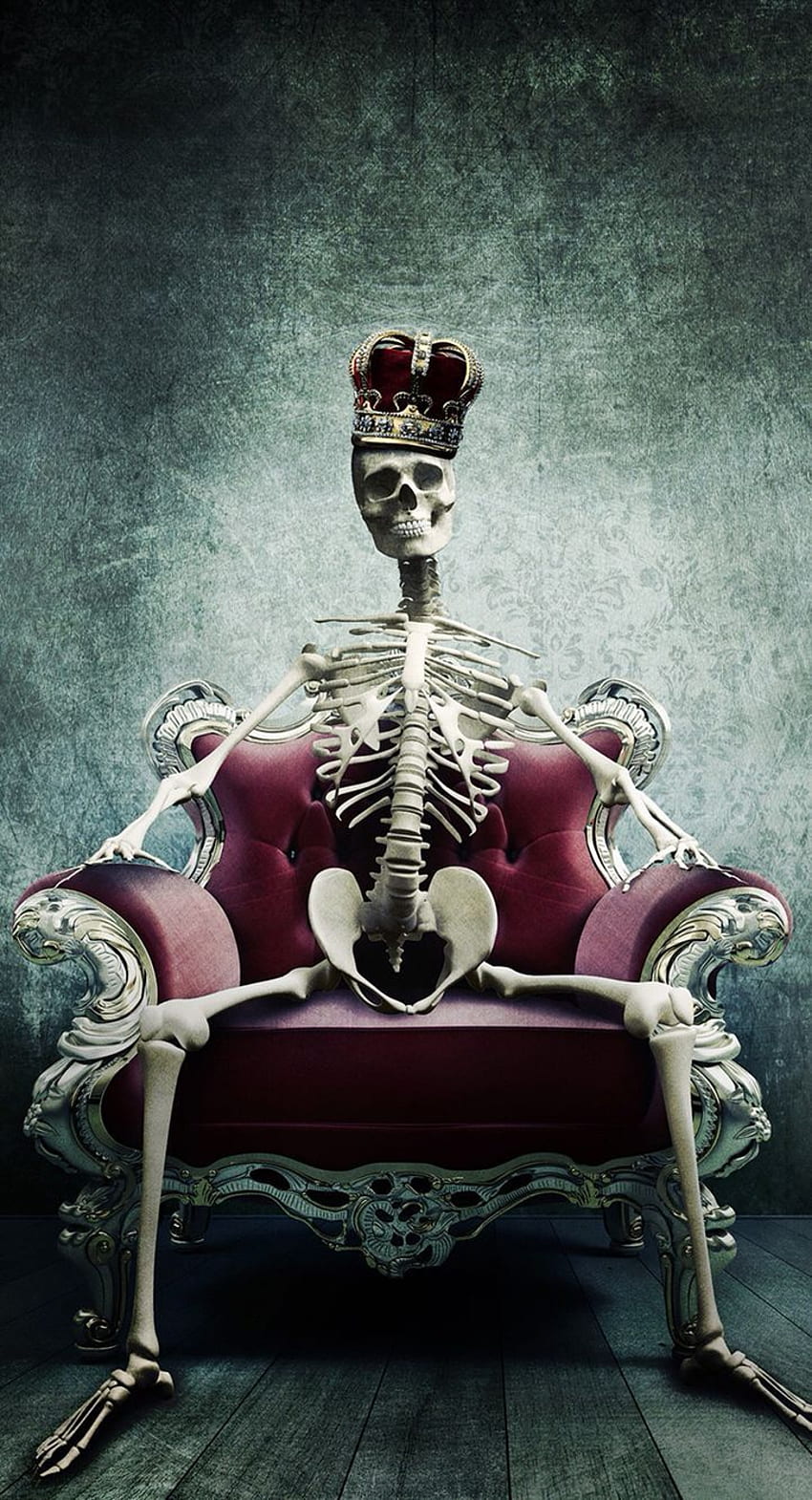 Skeleton crown iPhone . Iskelet, Kafatasları, Resim, Skeleton King HD phone wallpaper