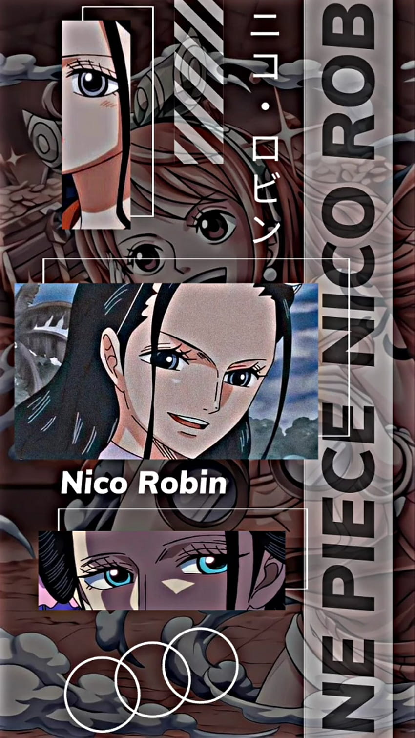 Nico Robin, arte, ficción fondo de pantalla del teléfono