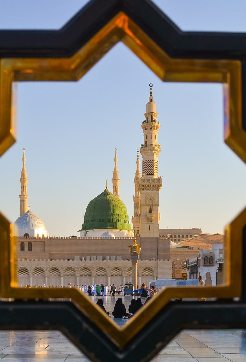 Al Masjid An Nabawi, Medina, Arabia Saudita, Mezquita Nabawi fondo de pantalla del teléfono