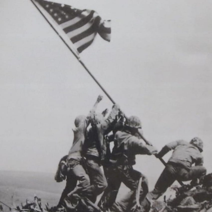 Das Marine Corps korrigiert erneut, wer in der legendären Iwo Jima-Flagge war, die ABC News hisst, Schlacht von Iwo Jima HD-Handy-Hintergrundbild