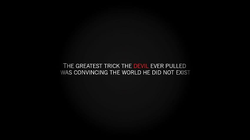 devil trick, signs, devil, world, sayings HD wallpaper